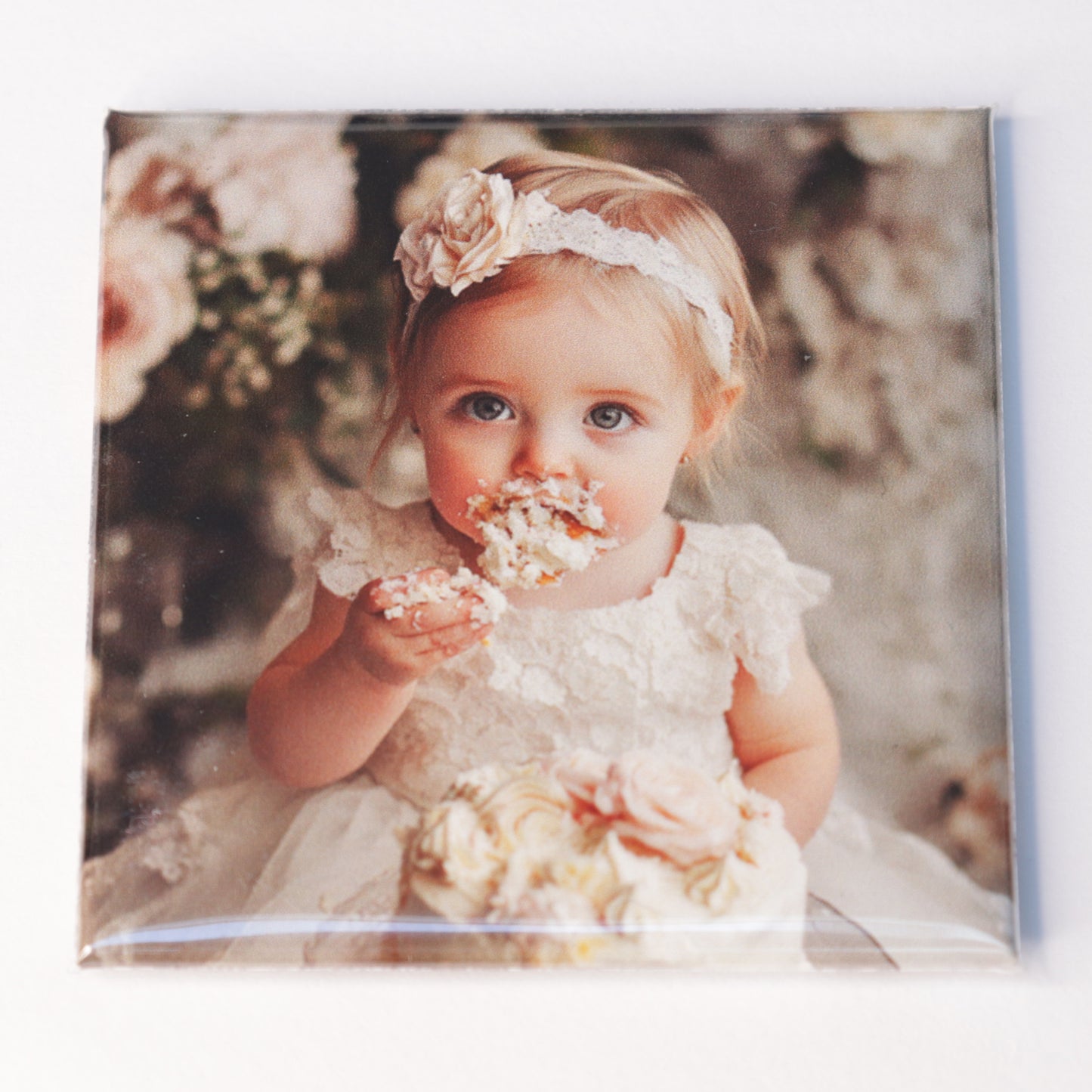 3 customised 50x50mm photo Magnets