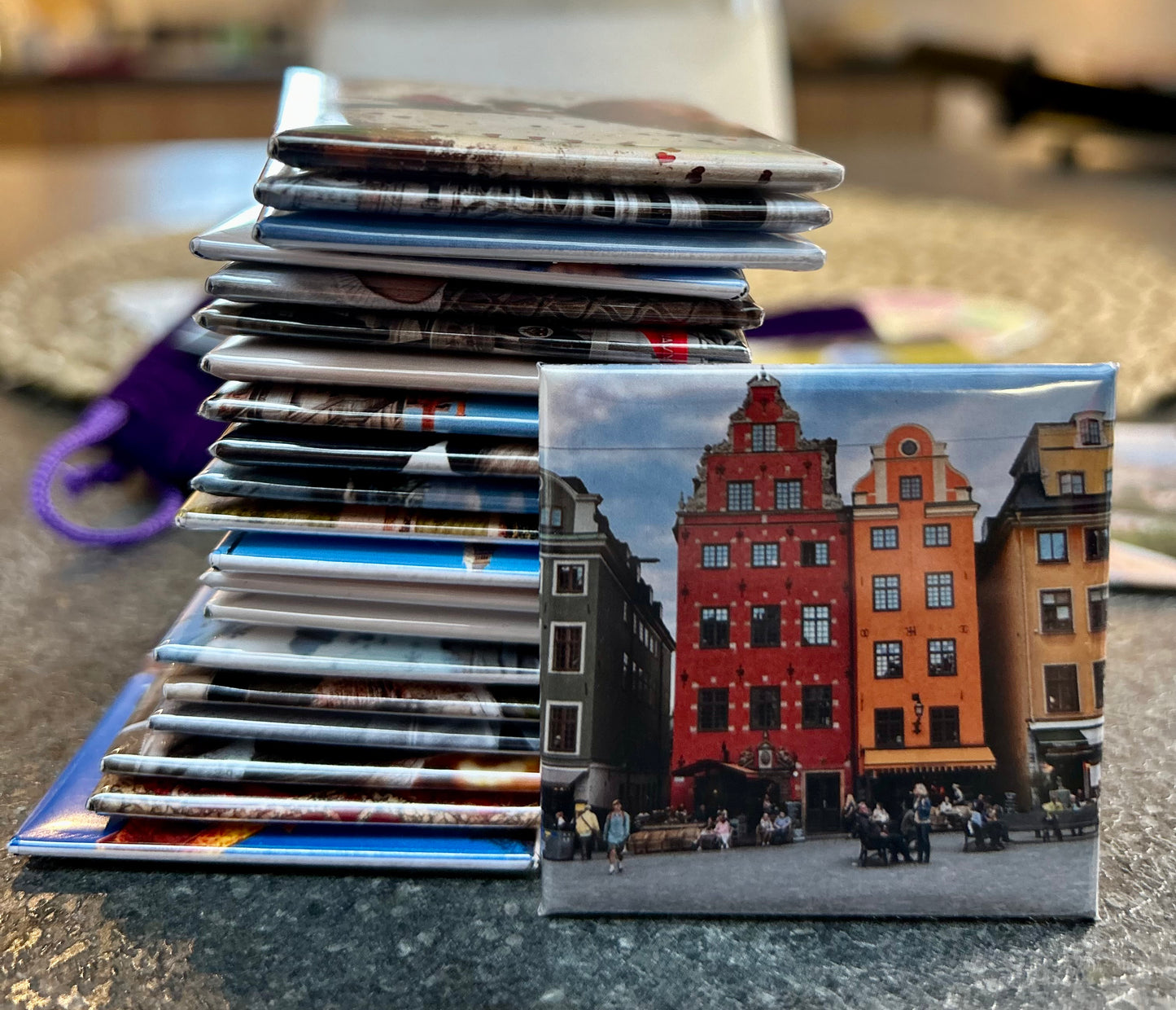 100 Customised 50x50mm photo Magnets