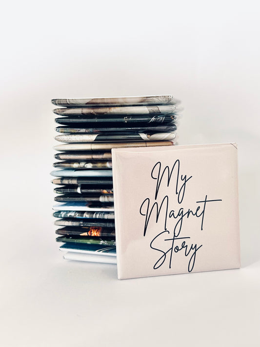 30 Customised 50x50mm photo Magnets